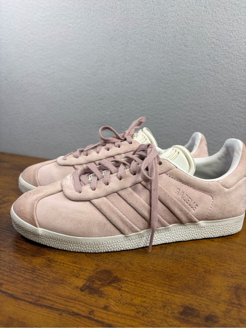 adidas Gazelle Women’s Suede Sneakers - Blush Pink
